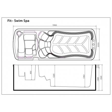 Fit – swim spa